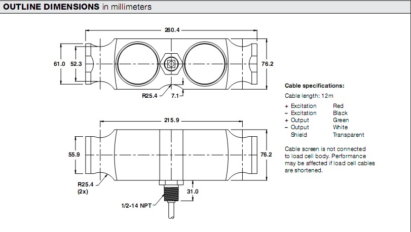 5223-50klbs稱重傳感器 5223-50klbs稱重傳感器