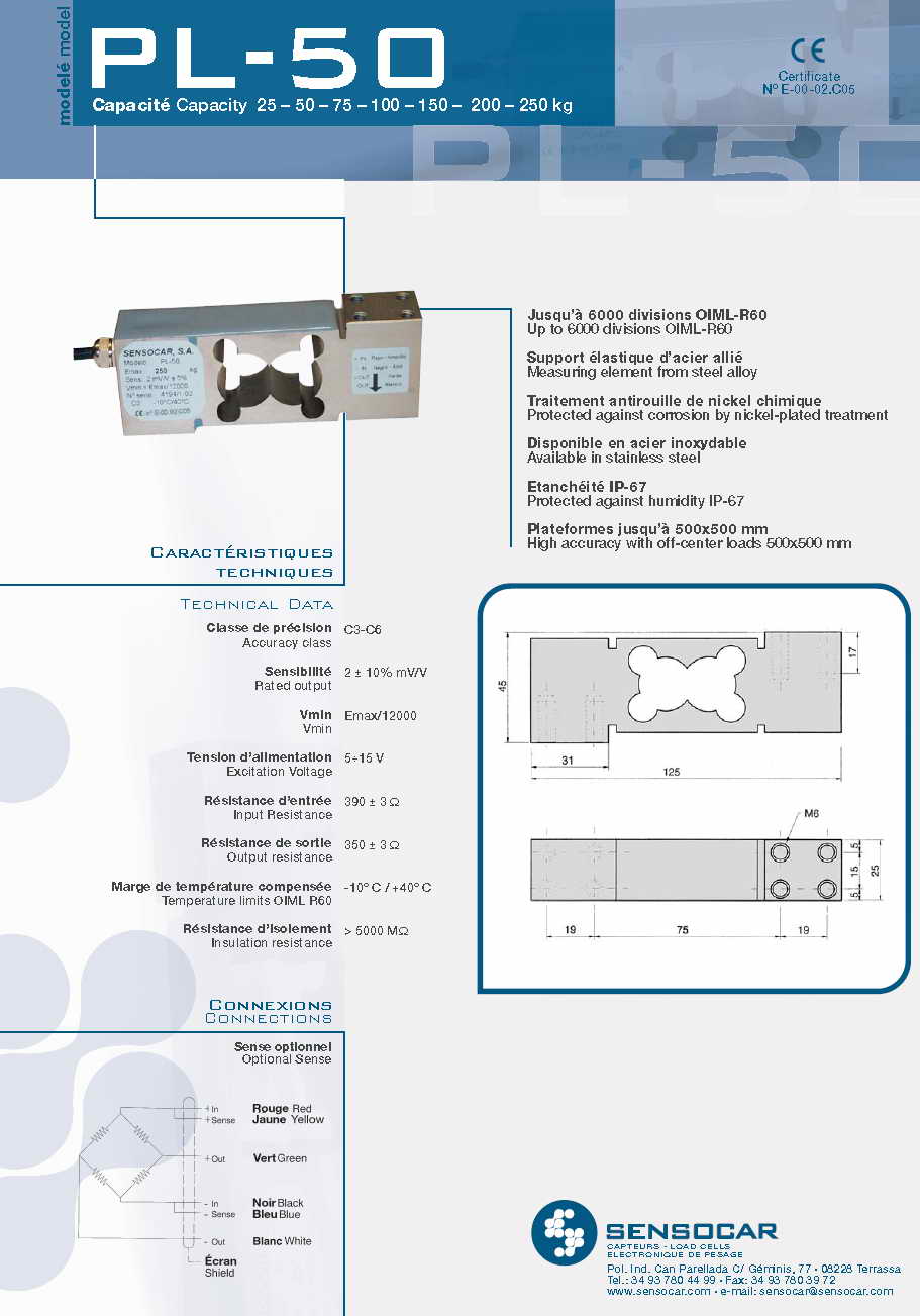 BL-50稱重傳感器 BL-50稱重傳感器